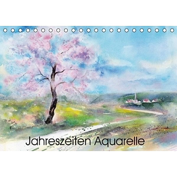 Jahreszeiten Aquarelle (Tischkalender 2016 DIN A5 quer), Jitka Krause