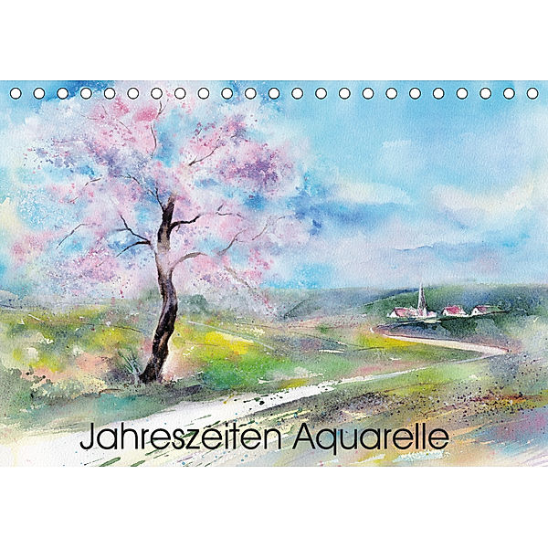 Jahreszeiten Aquarelle (Tischkalender 2019 DIN A5 quer), Jitka Krause