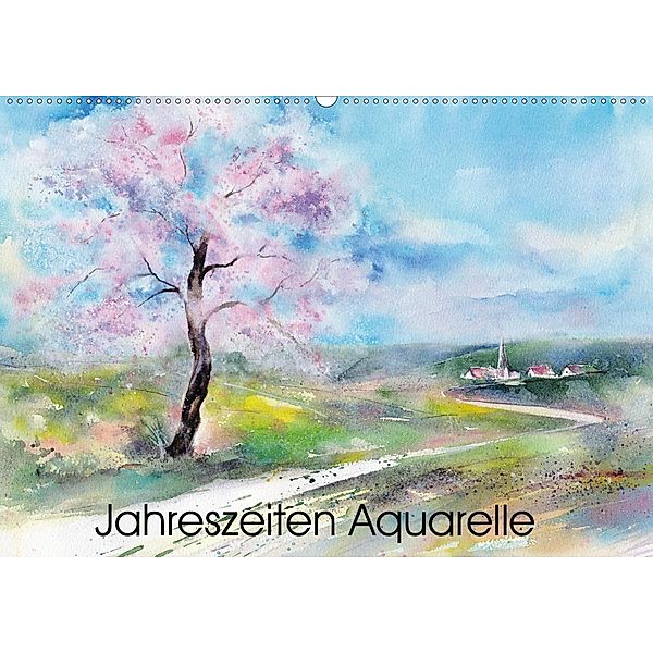 Jahreszeiten Aquarelle (Wandkalender 2020 DIN A2 quer), Jitka Krause