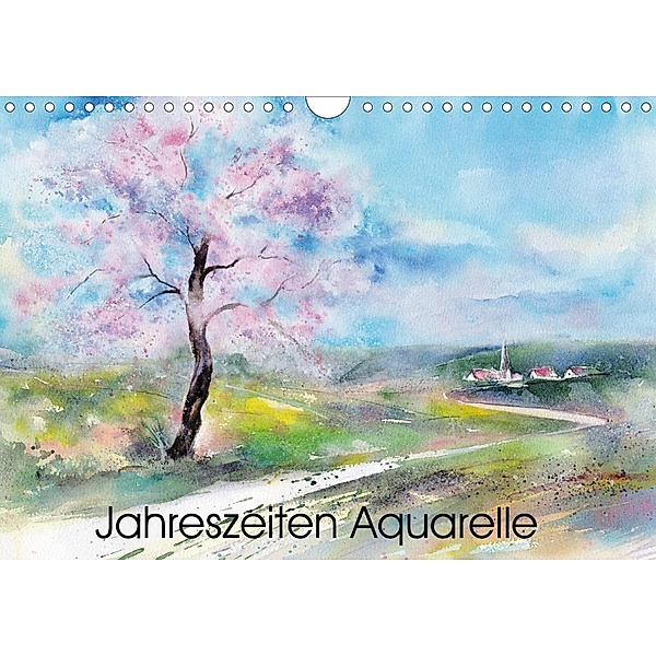 Jahreszeiten Aquarelle (Wandkalender 2021 DIN A4 quer), Jitka Krause