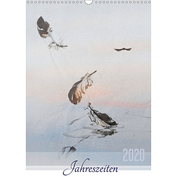 Jahreszeiten in Stil japanischer Malerei - Kunst (Wandkalender 2020 DIN A3 hoch), Eugeniya Kareva
