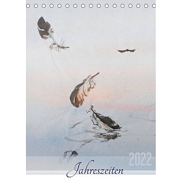 Jahreszeiten in Stil japanischer Malerei - Kunst (Tischkalender 2022 DIN A5 hoch), Eugeniya Kareva