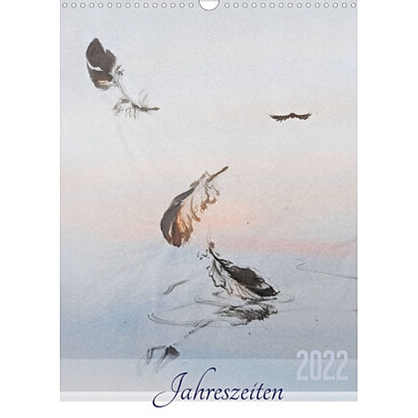 Jahreszeiten in Stil japanischer Malerei - Kunst (Wandkalender 2022 DIN A3 hoch), Eugeniya Kareva