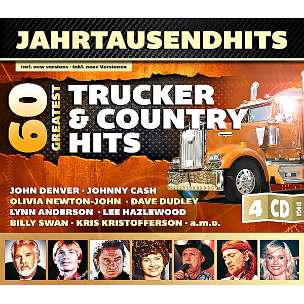 Jahrtausendhits - 60 Greatest Trucker & Country Hits (4 CDs), Divers-Jahrtausendhits