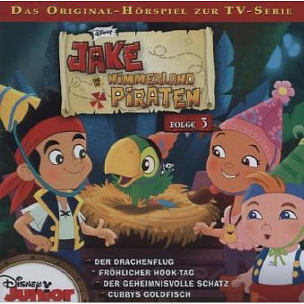 Jake und die Nimmerland Piraten, 1 Audio-CD, Walt Disney