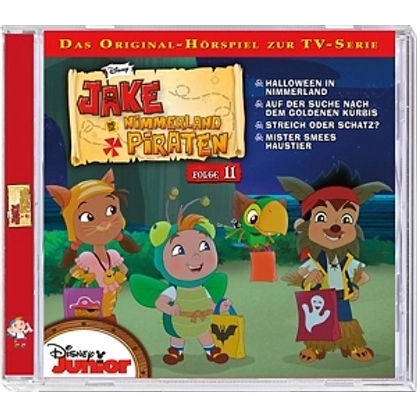 Jake und die Nimmerland Piraten, 1 Audio-CD, Walt Disney