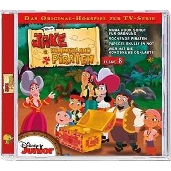 Jake und die Nimmerland Piraten, 1 Audio-CD, Walt Disney