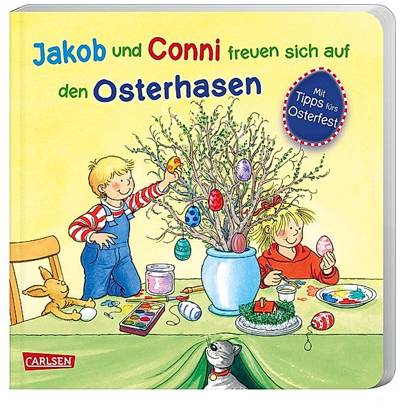 Jakob und Conni freuen sich auf den Osterhasen, Sandra Grimm