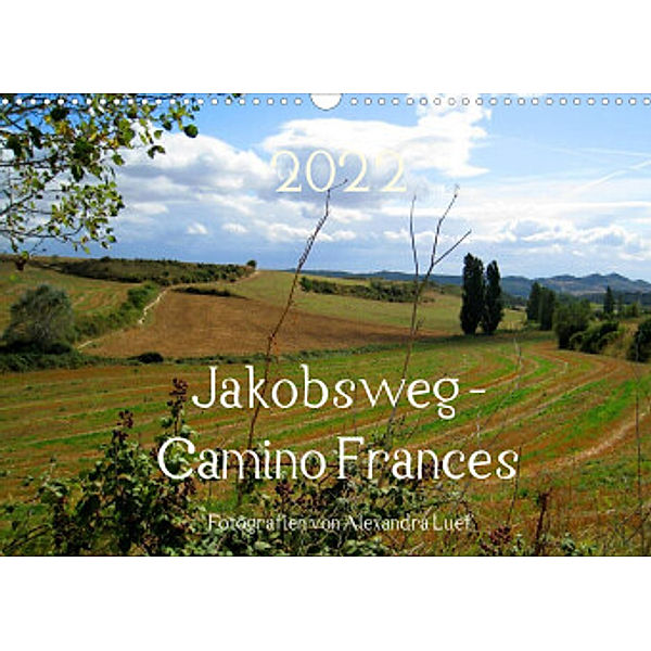 Jakobsweg - Camino Frances (Wandkalender 2022 DIN A3 quer), Alexandra Luef