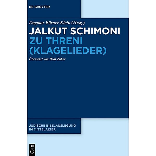 Jalkut Schimoni zu Threni (Klagelieder)