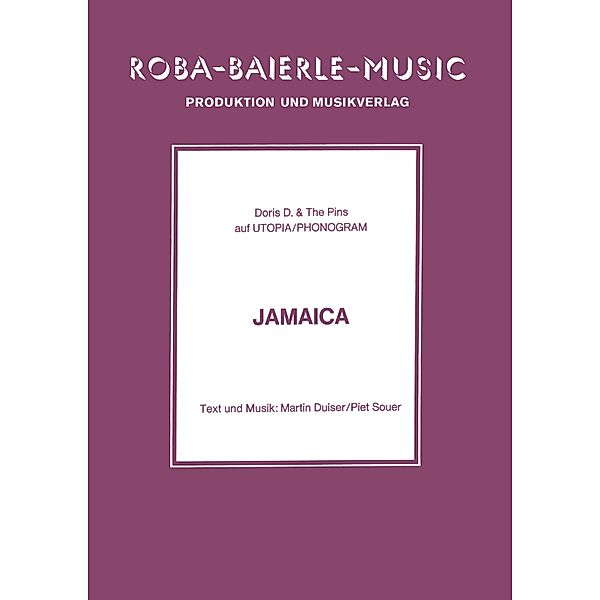 Jamaica, Piet Souer, Martin Duiser, Rolf Basel