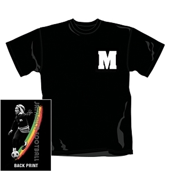Jamaica Football (T-Shirt Größ, Bob Marley