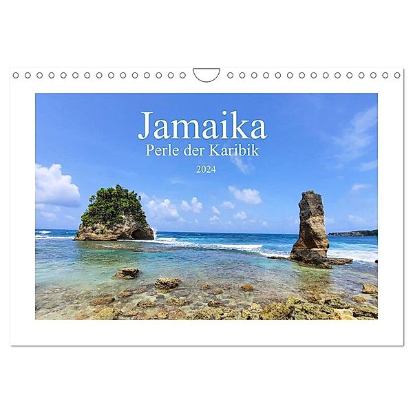 Jamaika - Perle der Karibik 2024 (Wandkalender 2024 DIN A4 quer), CALVENDO Monatskalender, Irie Holiday Tours