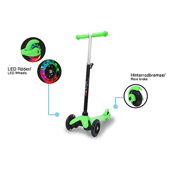 Jamara Jamara KickLight Scooter grün