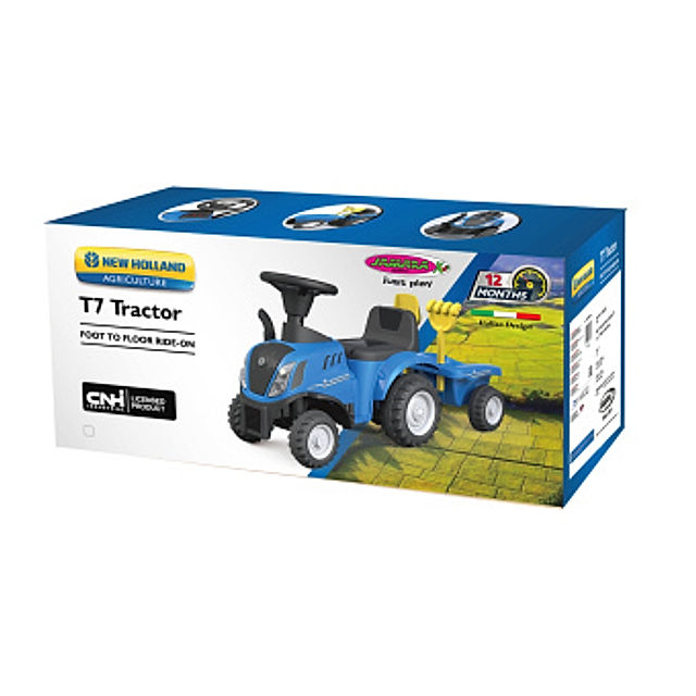 Jamara Rutscher New Holland T7 Traktor blau | Weltbild.de