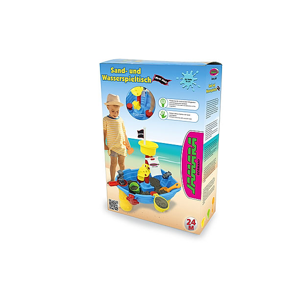 Jamara Jamara Sand- und Wasserspieltisch Pirat Jack 21 Teile