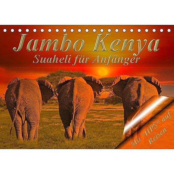 Jambo Kenya (Tischkalender 2023 DIN A5 quer), Heinz-Peter Schwerin