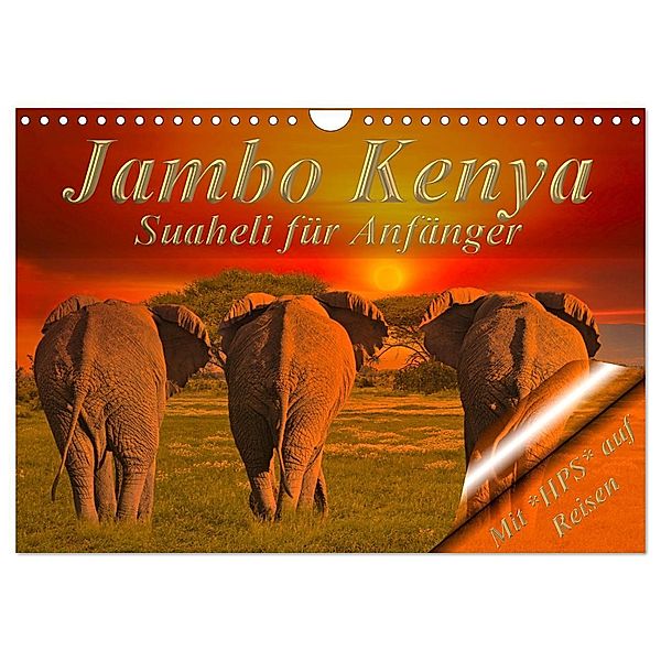 Jambo Kenya (Wandkalender 2024 DIN A4 quer), CALVENDO Monatskalender, Heinz-Peter Schwerin