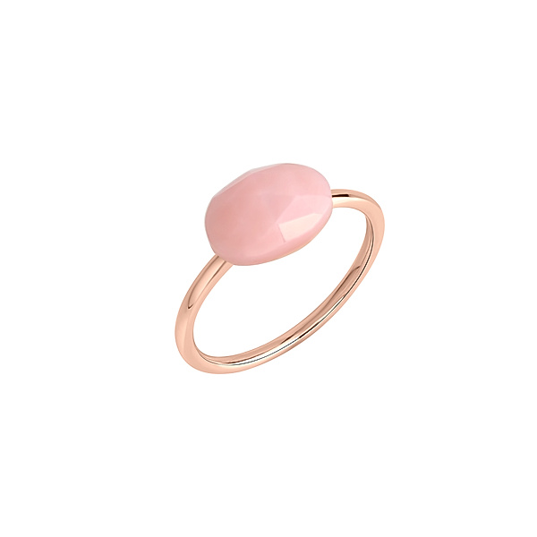 Jamelli Ring 925/- Sterling Silber Opal pink Glänzend 1,70ct. (Größe: 058 (18,5))