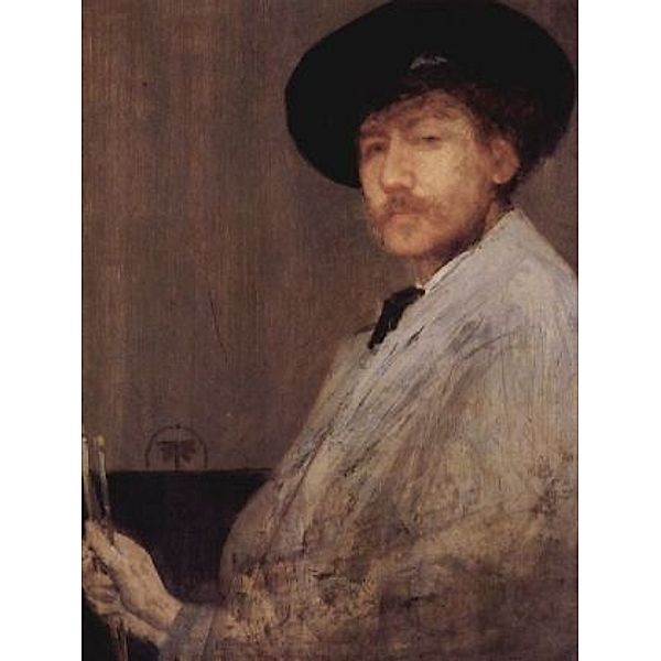 James Abbot McNeill Whistler - Arrangement in Grau, Porträt des Künstlers (Selbstporträt) - 1.000 Teile (Puzzle)