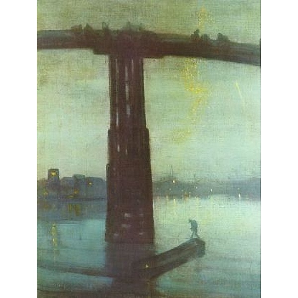 James Abbot McNeill Whistler - Die alte Battersea Brücke: Nocturne-Blau und Gold - 1.000 Teile (Puzzle)