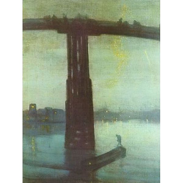 James Abbot McNeill Whistler - Die alte Battersea Brücke: Nocturne-Blau und Gold - 2.000 Teile (Puzzle)