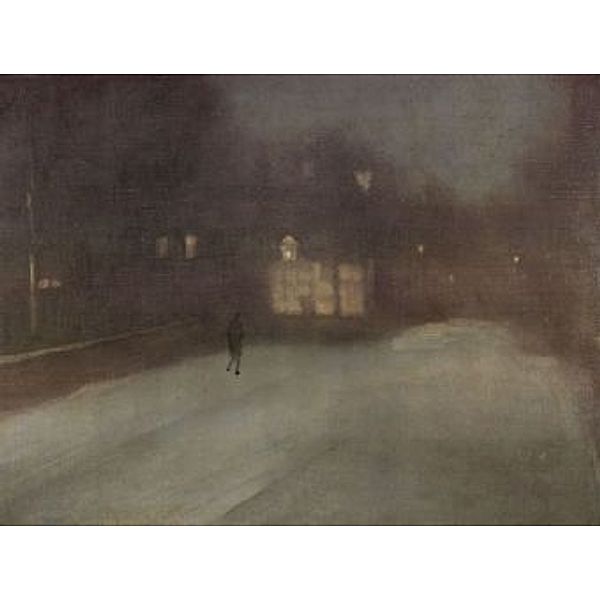 James Abbot McNeill Whistler - Nocturne in Grau und Gold, Schnee in Chelsa - 2.000 Teile (Puzzle)