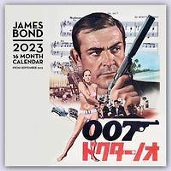 James Bond 2023 - 16-Monatskalender, Pyramid International