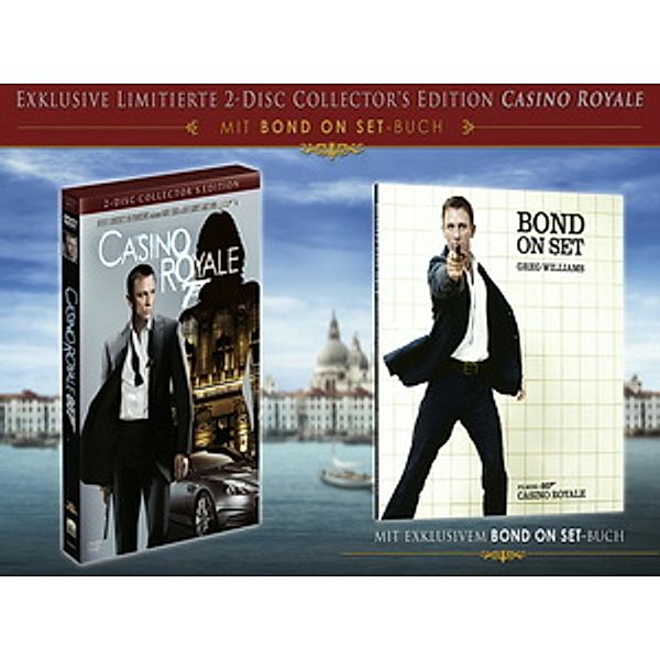 James Bond: Casino Royale - 2-Disc Collector's Edition, inklusive Buch Bond on Set, Ian Fleming