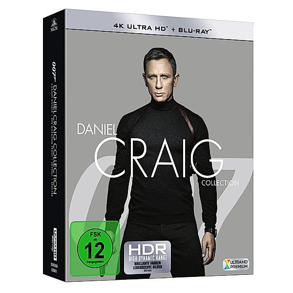 James Bond - Daniel Craig 4-Movie-Collection (4K Ultra HD), Keine Informationen