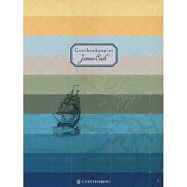 James Cook Geschenkpapier, Motiv The Voyages