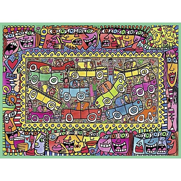 James Rizzi, We're on our way to your Party (Puzzle), James Rizzi