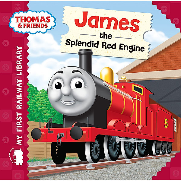 James the Splendid Red Engine (Thomas & Friends My First Railway Library), Reverend W Awdry