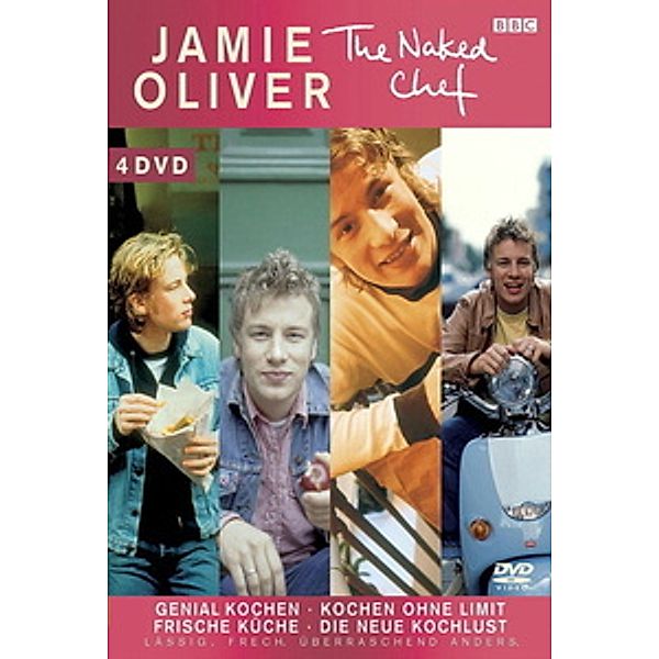 Jamie Oliver - The Naked Chef: 4 DVD Box, Jamie Oliver