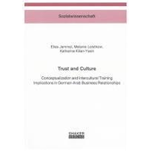 Jammal, E: Trust and Culture, Elias Jammal, Melanie Leistikow, Katharina Kilian-Yasin