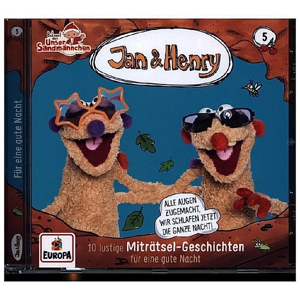 Jan & Henry - 10 lustige Miträtsel-Geschichten,1 Audio-CD, Jan & Henry
