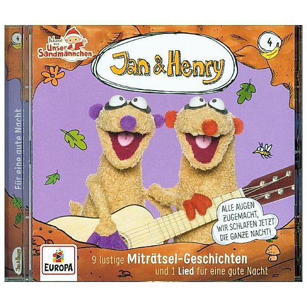 Jan & Henry - 9 Rätsel und 1 Lied,1 Audio-CD, Jan & Henry