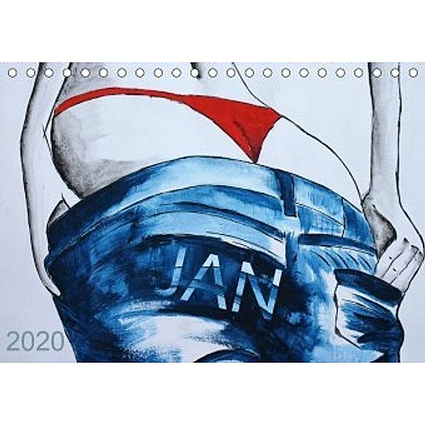 JAN - Namenskalender (Tischkalender 2020 DIN A5 quer)