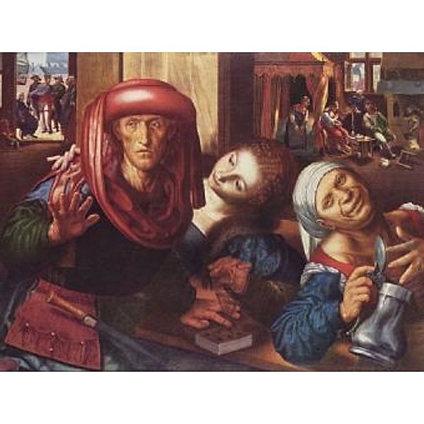 Jan Sanders van Hemessen - Lockere Gesellschaft - 200 Teile (Puzzle)