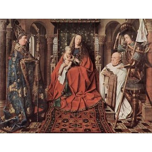 Jan van Eyck - Madonna des Kanonikus Georg van der Paele, mit Hl. Domizian, dem Hl. Georg etc. - 1.000 Teile (Puzzle)