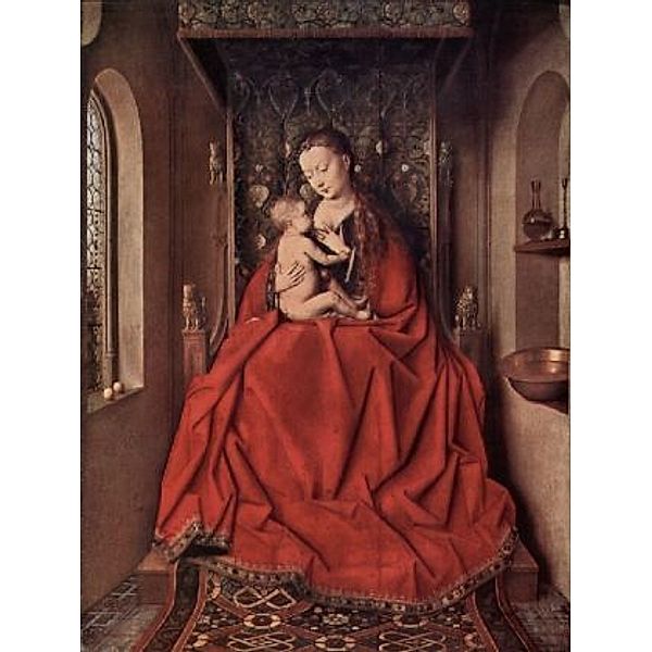 Jan van Eyck - Madonna von Lucca, Szene: Maria lactans - 100 Teile (Puzzle)