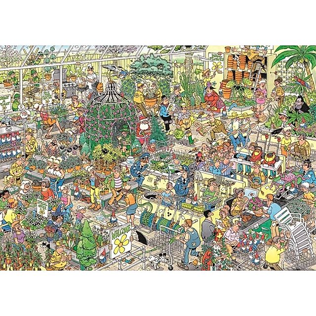 Jan van Haasteren - Das Gartencenter - 1000 Teile Puzzle | Weltbild.ch