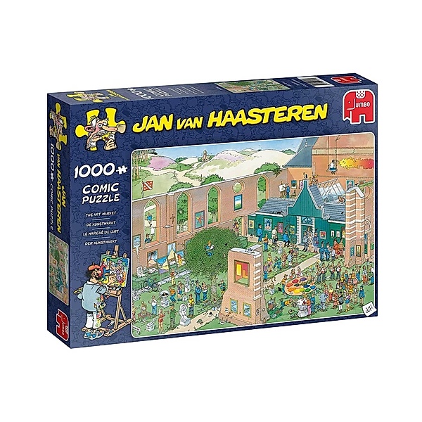 Jumbo Spiele Jan van Haasteren - Der Kunstmarkt   (Puzzle), Jan van Haasteren