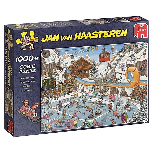 JUMBO Jan van Haasteren - Die Winterspiele - 1000 Teile Puzzle