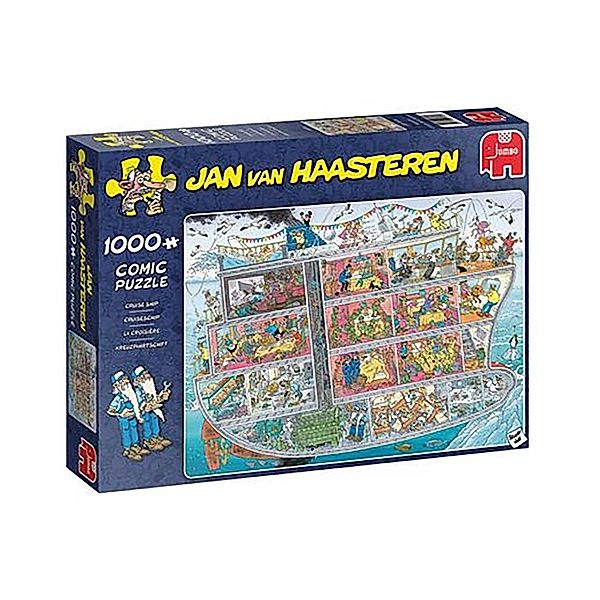 Jumbo Spiele Jan van Haasteren - Kreuzfahrtschiff   (Puzzle), Jan van Haasteren