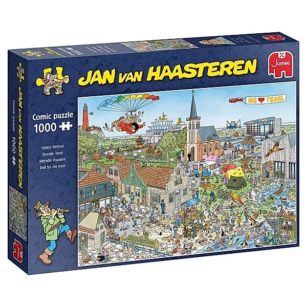 Jumbo Spiele Jan van Haasteren - Reif für die Insel  (Puzzle), Jan van Haasteren