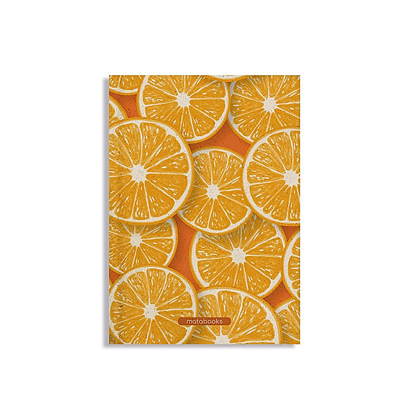 Jana Notizbuch A5 Citrus (blanko, farbig)