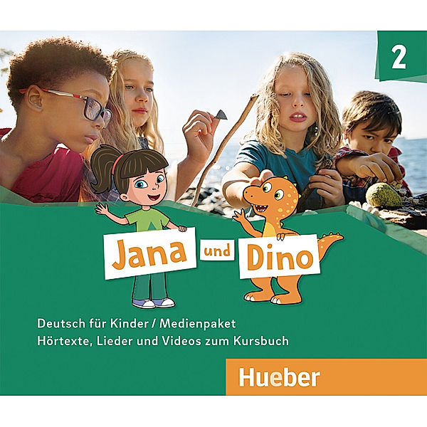 Jana und Dino 2, m. 1 Audio-CD, m. 1 DVD.Bd.2,2 Audio-CDs und 1 DVD zum Kursbuch, Manuela Georgiakaki, Michael Priesteroth