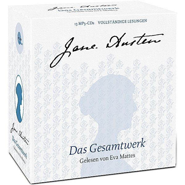 Jane Austen - Das Gesamtwerk, 13 MP3-CDs, Jane Austen