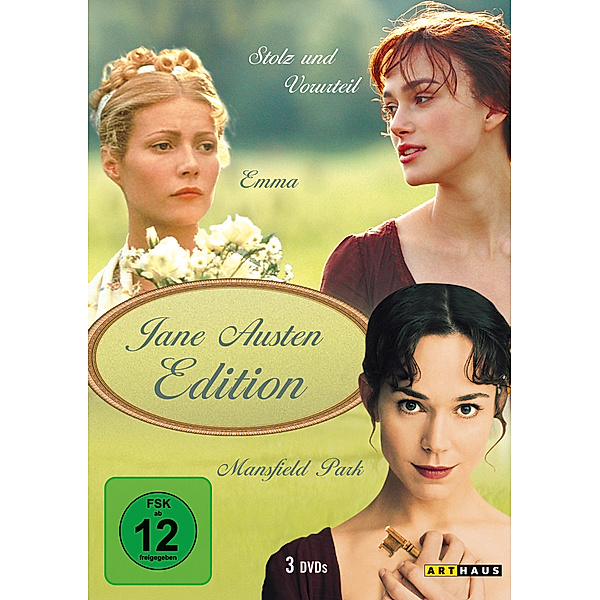 Jane Austen Edition, 3 DVD Box, Jane Austen